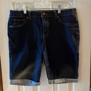D.jeans dark wash shorts size 12